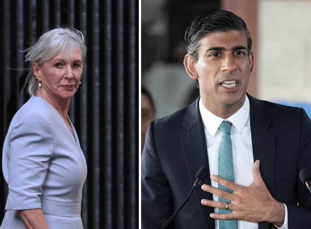 Nadine Dorries criticised Rishi Sunak while he made his way out on the Tory leadership campaign trail. (Credit: Getty Images)