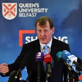 David Trimble has died at the age of 77, the Ulster Unionist Party has confirmed. (Credit: Getty Images)