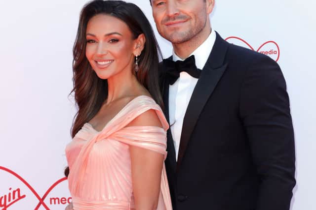 Michelle Keegan and Mark Wright attend the Virgin Media British Academy Television Awards at The Royal Festival Hall on May 08, 2022 in London, England. (Photo by Tristan Fewings/Getty Images)