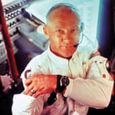 Buzz Aldrin pictured in his famous space jacket (image: AFP/Getty Images)