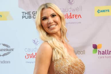 Christine McGuinness attended the Caudwell Children Charity Ball alone on July 7 (Pic:Getty)