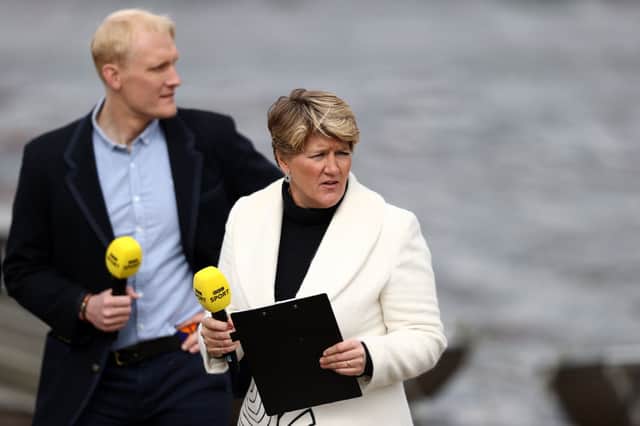 Clare Balding now presents major events across the BBC (image: Getty Images)