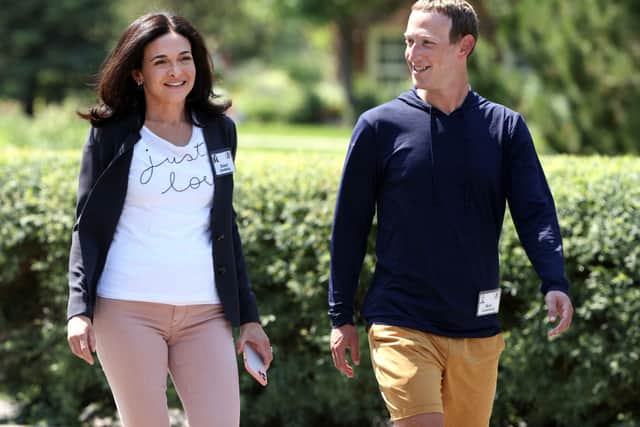 Mark Zuckerberg is set to lose key lieutenant Sheryl Sandberg later this year (image: Getty Images)