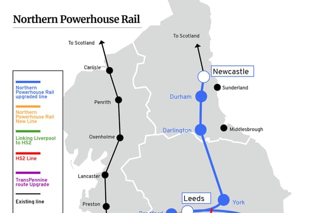 The plans for Northern Powerhouse Rail.