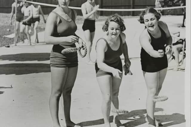 Athletes enjoy some down time at the Commonwealth Games in 1930 (Pic: Getty Images)