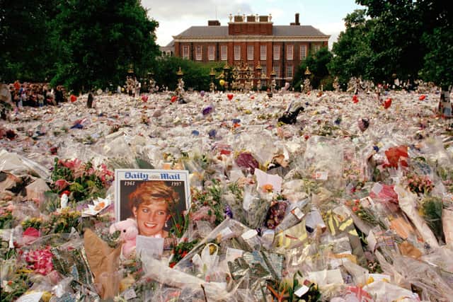 The People’s Princess gathered many tributes after her death in 1997 (Pic:Warner Media/HBO)