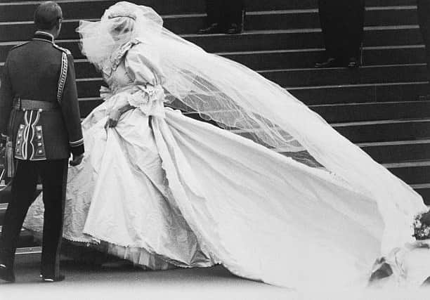 Princess Diana married Prince Charles at St Paul’s Cathedral with over 1000 million people tuning in (Pic:Getty)