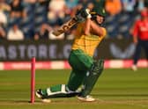 Rilee Rossouw was the man of the match in Cardiff