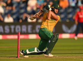 Rilee Rossouw was the man of the match in Cardiff