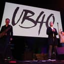 Martin Meredith, Matt Doyle and Laurence Parry of UB40 perform during the Birmingham Festival Launch 2022 at Symphony Hall on February 28