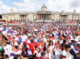 Thousands of fans celebrate England’s Euros win at Trafalgar Square (Photo: PA)
