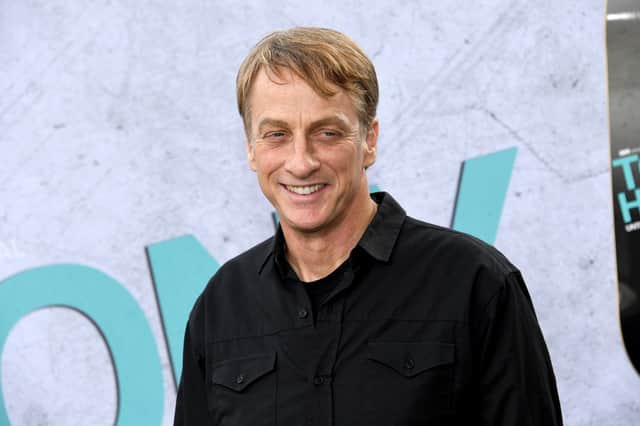Tony Hawk attends the Los Angeles premiere of HBO Max's "Tony Hawk: Until the Wheels Fall Off" at The Bungalow on March 30, 2022 in Santa Monica, California. (Photo by Jon Kopaloff/Getty Images)