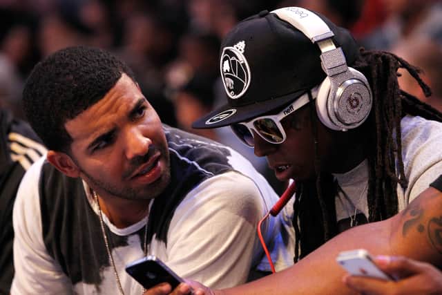Drake and Lil Wayne in 2012 (Getty Images)
