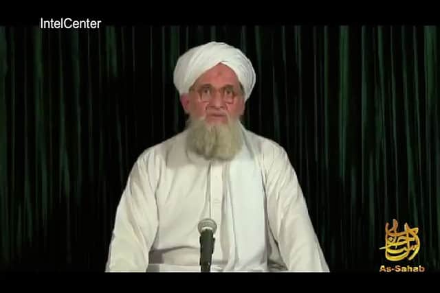 Ayman al-Zawahiri speaking from an undisclosed location in 2012. AFP PHOTO / IntelCenter