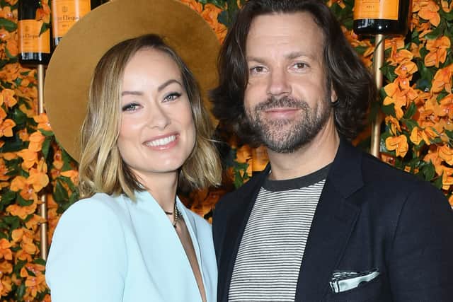 Olivia Wilde and Jason Sudeikis attend an event together in Los Angeles - 2018 (Photo by Jon Kopaloff/Getty Images).