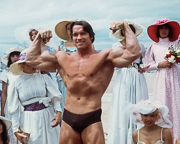 Arnold Schwarzenegger in 1977 (image: AFP/Getty Images)
