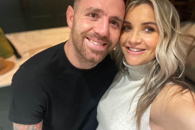 Helen shared a photo of the couple for Valentines day just weeks before the pair seperated (Photo credit: @Helenskelton - Instagram)