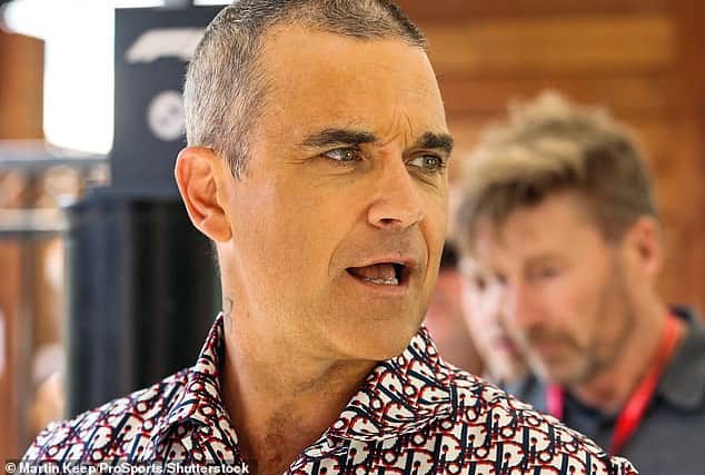 Robbie revealed his hairline is ‘getting thinner and thinner’ 