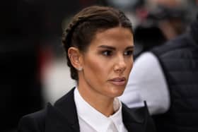 Rebekah Vardy is said to be ‘furious’ at her footballer ex, Luke Foster, who is the father of her teenage son, after he was jailed for drug crimes. (Credit: Getty Images)