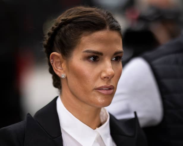 Rebekah Vardy is said to be ‘furious’ at her footballer ex, Luke Foster, who is the father of her teenage son, after he was jailed for drug crimes. (Credit: Getty Images)