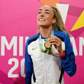 Eilish McColgan celebrates gold at Commonwealth Games 2022