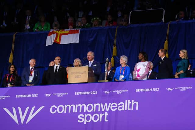 Prince Charles, Prince of Wales makes a speech during the Opening Ceremony of the Birmingham 2022 Commonwealth Games (Getty Images)