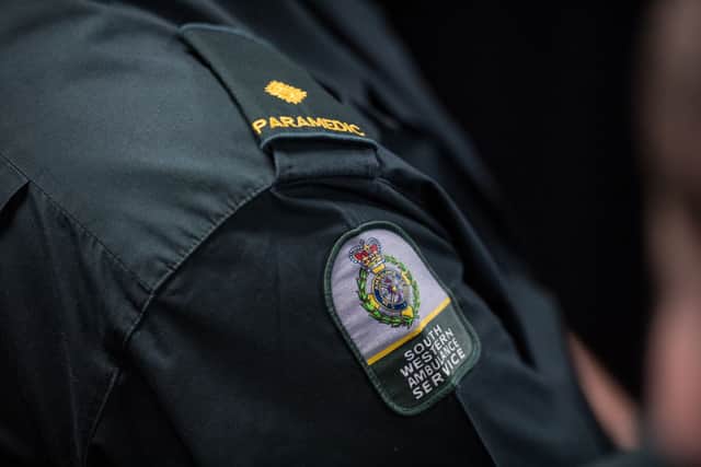 The South Western Ambulance Service attended the scene of the accident (Photo by Chris J Ratcliffe/Getty Images)