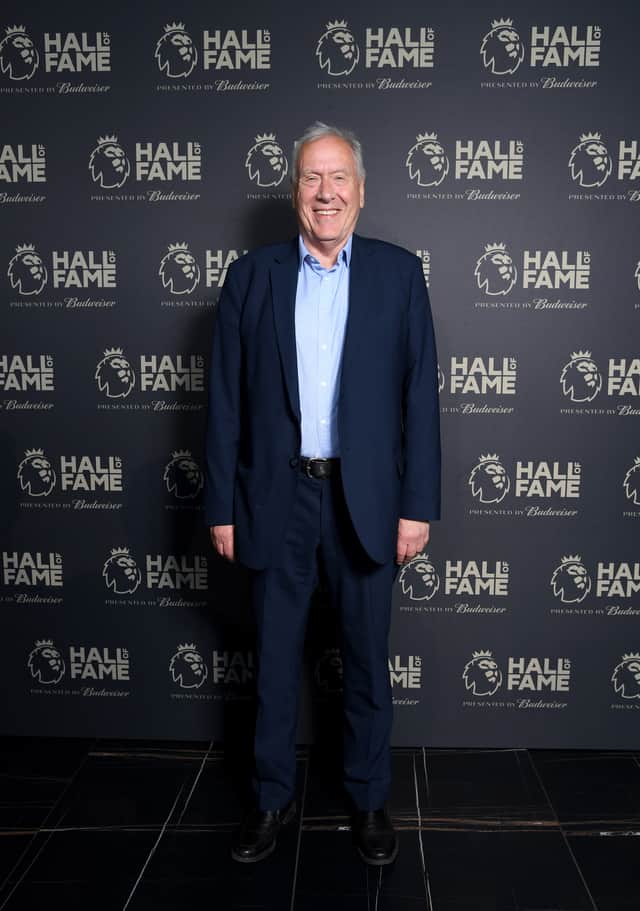 Martin Tyler at the Premier League Hall of Fame 2022 (Getty Images)