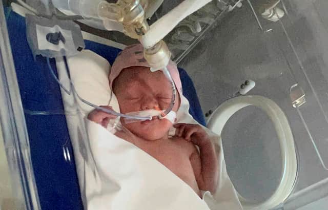 <p>Louise Crawshaw-Bowen and her husband Stephen have been left stranded in Turkey after their son was born prematurely. (Credit: SWNS)</p>
