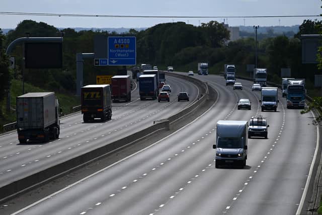 M1 motorway. (Photo by Clive Mason/Getty Images)