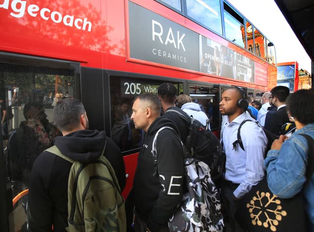 London bus drivers are set to strike this month. (Photo by Martin Pope/Getty Images)