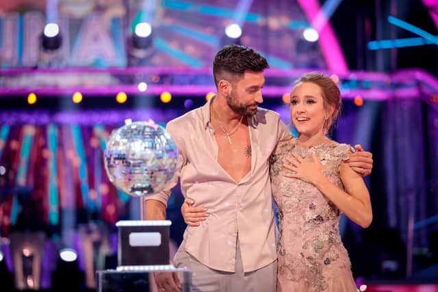 Rose Ayling-Ellis and Giovanni Pernice won Strictly in 2021 (image: PA)