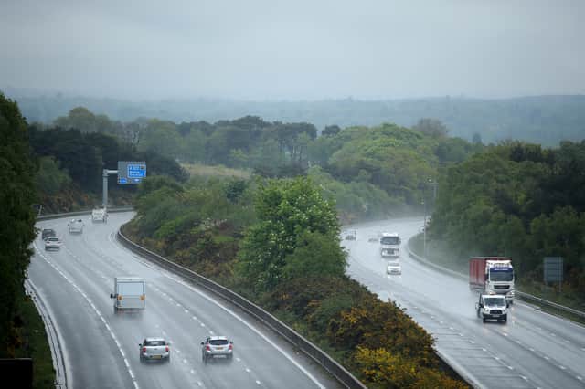 M3 motorway in Camberley, Surrey. (Photo by Warren Little/Getty Images)