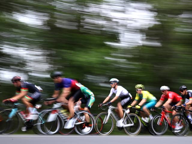 What is a peloton? (Photo by Phil Walter/Getty Images)