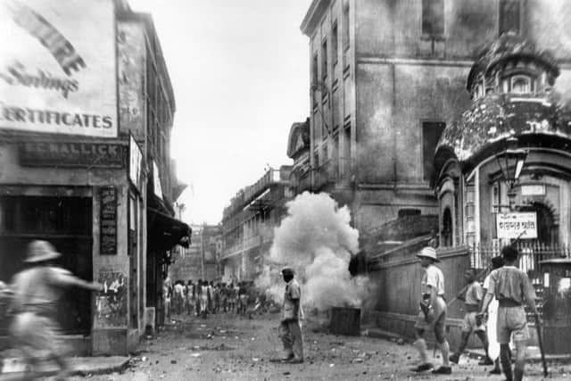 The partition of India led to a major outbreak of violence (image: Getty Images)