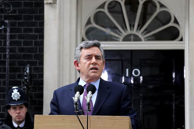 Gordon Brown served as Prime Minister from 2007 to 2010