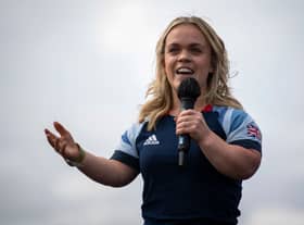 Ellie Simmonds during a London 2012 Olympics 10th Anniversary Event held at Bridge One at the Queen Elizabeth Olympic Park, London. (Photo by Justin Setterfield/Getty Images)