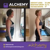 Helen Dimmick lost 21lbs for her wedding day with a bespoke training programme (Pic: Alchemy Training)
