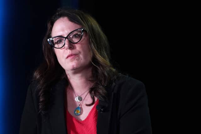 Maggie Haberman speaks onstage at The New York Times DealBook DC policy forum on June 9, 2022 in Washington, DC. (Photo by Leigh Vogel/Getty Images for The New York Times)