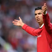 Ronaldo in action against Brighton on Sunday