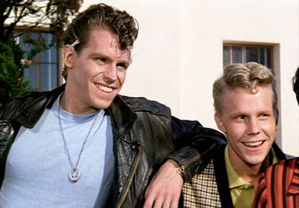 Kelly Ward seen with Jeff Conaway in Grease (Pic:Getty)