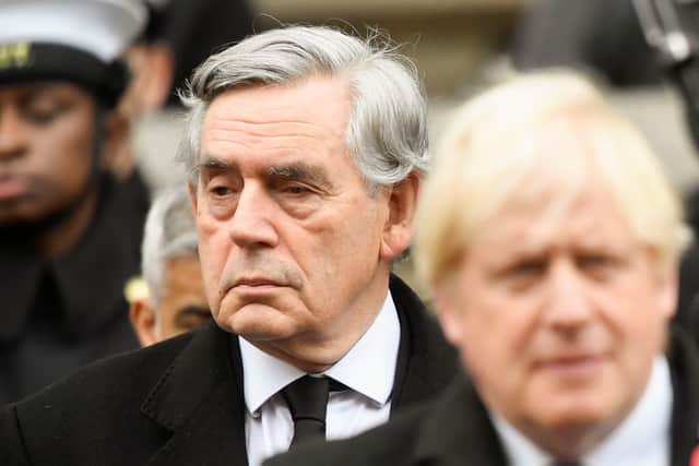 <p>Gordon Brown has called for an emergency budget involving Boris Johnson and the candidates to replace him (Getty Images)</p>