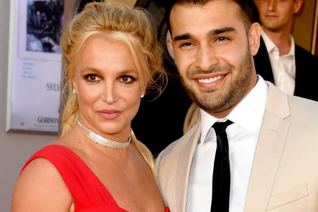 Britney Spears and her husband Sam Asghari