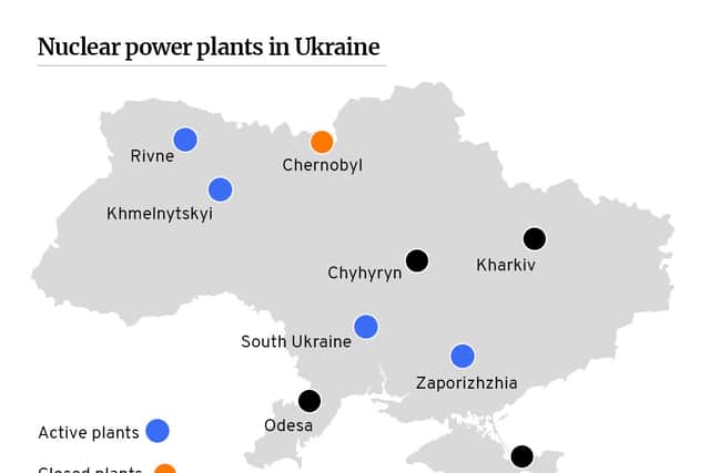 Zaporizhzhia nuclear power plant is located in southern Ukraine. (Credit: Mark Hall/NationalWorld)