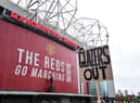 Fans protest Glazer ownership of Manchester United in 2021 