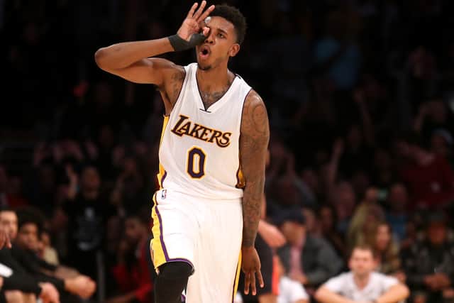 American former professional basketball player Nick Young. (Photo by Stephen Dunn/Getty Images)