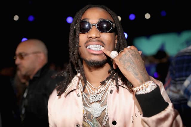 American rapper, singer, songwriter, and record producer Quavo. (Photo by Christopher Polk/Getty Images)