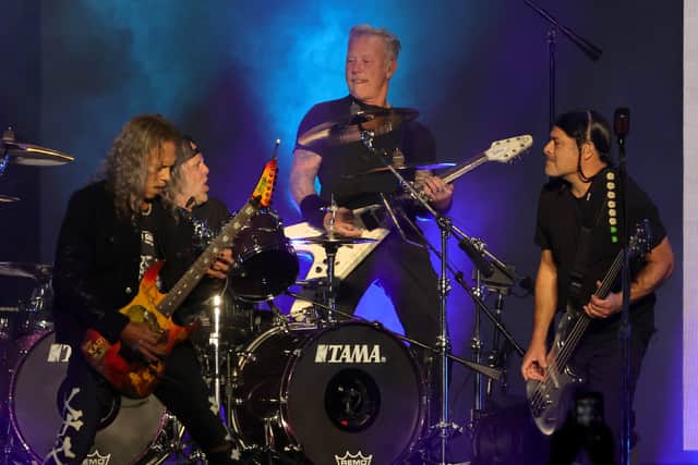 Metallica gained a legion of new fans after their song appeared in Stranger Things series four. (Credit: Getty Images)