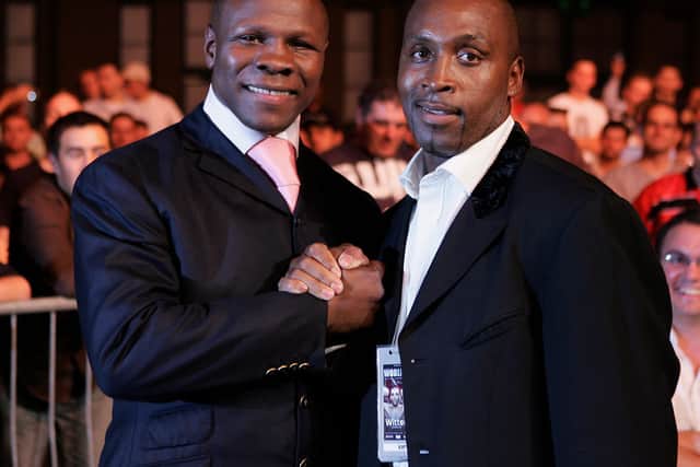 Chris Eubank and Nigel Benn fought twice in the 1990s. (Getty Images)