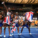 Team GB celebrate gold in 2018 European Championships